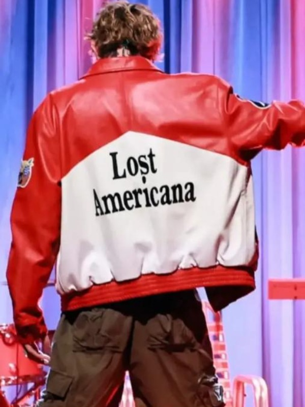 The-Tonight-Show-Starring-Jimmy-Fallon-MGK-Leather-Lost-Americana-Jacket-Red-And-White.webp