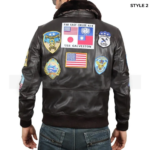 Tom Cruise Top Gun Jacket Leather