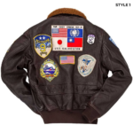 Tom Cruise Top Gun Leather Jacket.
