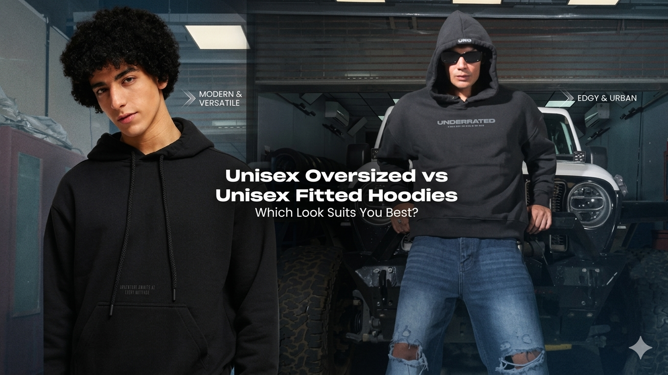 Unisex Oversized vs Unisex Fitted Hoodies Which Look Suits You Best