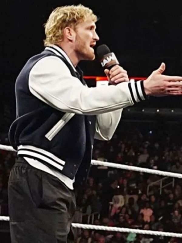 WWE-RAW-2025-Logan-Paul-Varsity-Bomber-Jacket