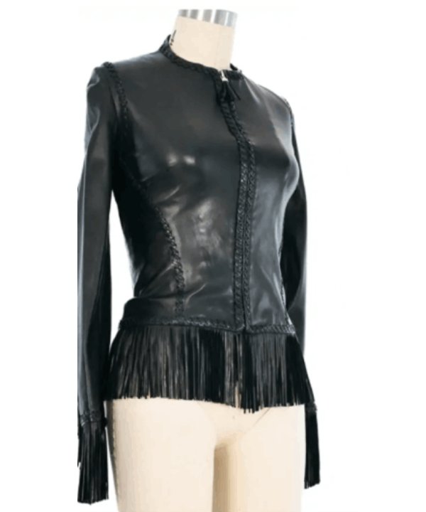 Alexa Demie Euphoria S03 Black Leather Jacket Alexa Demie Euphoria S03 Black Leather Jacket