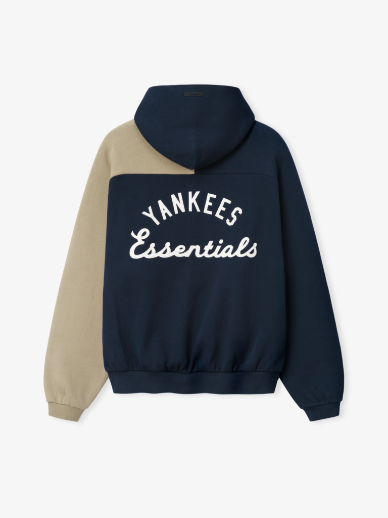 Essentials New York Yankees Raglan Half Zip Hoodie