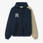 Essentials New York Yankees Raglan Half Zip Sport Hoodie
