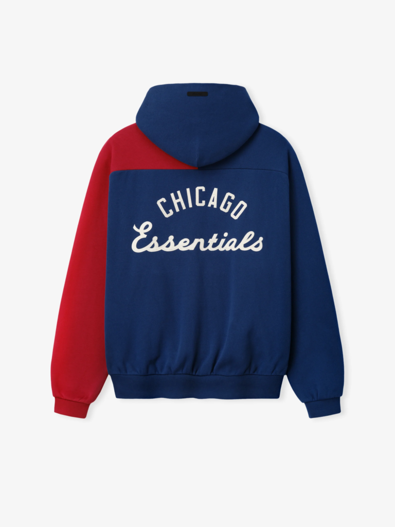 Fear Of God x MLB Chicago Cubs Raglan Half Zip Hoodie