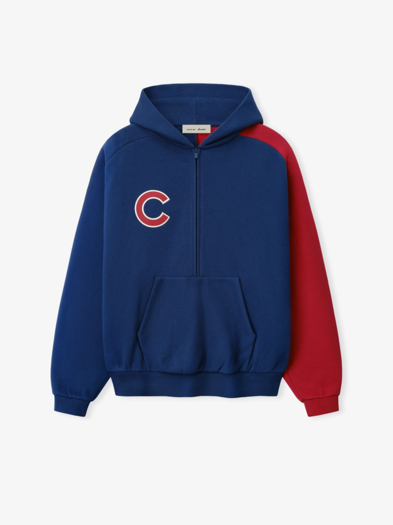 Fear Of God x MLB Chicago Cubs Raglan Half Zip Sport Hoodie