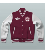 Mens-A-Different-World-Maroon-and-White-Varsity-Jacket.webp