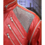 Michael-Jackson-MJ-Beat-It-Red-Leather-Jacket-with-Multiple-Zipper-Design-with-Metallic