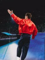 Harry Styles World Tour Together Together Red Satin Jacket