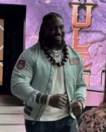 Oba-Femi-Grey-satin-Bomber-Jacket