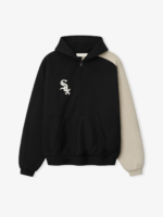 WHITE_SOX_RAGLAN_HALF_ZIP_SPORT_HOODIE-BLACK