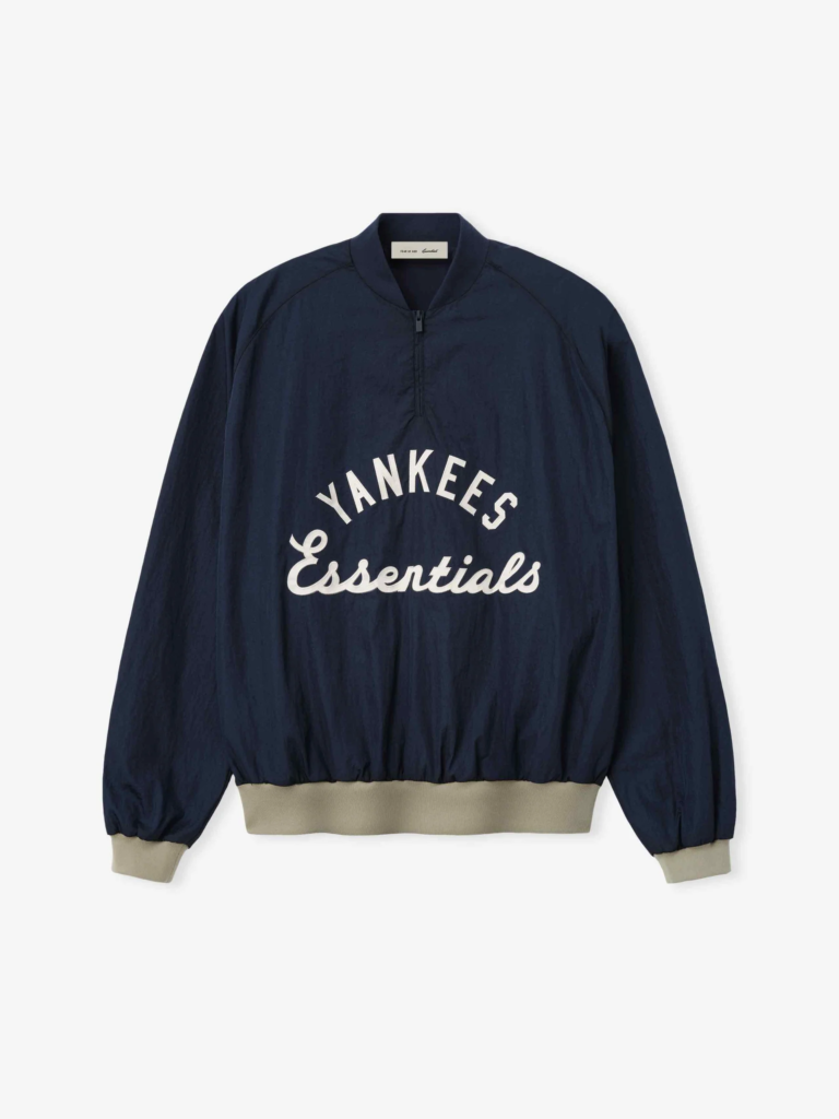 Fear Of God x MLB New York Yankees Half Zip Pullover Jacket