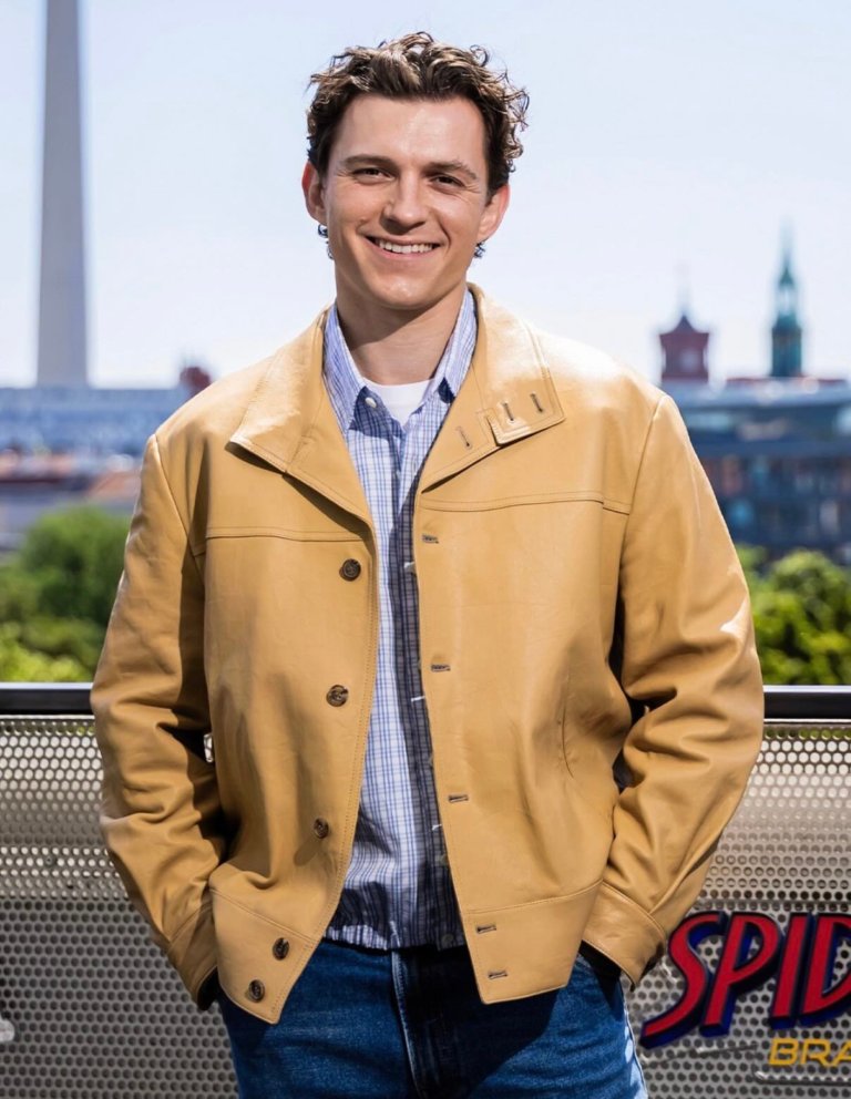 Tom-holland-prada-Leather-Jacket