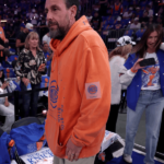 Adam Sandler NBA Final HoodieAdam Sandler NBA Final Orange Hoodie