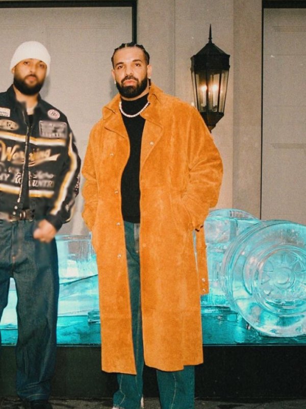 Drake Gifted F1 tribute Kimi Räikkönen’s Iceman Brown Leather Coat Drake Gifted F1 tribute Kimi Räikkönen’s Iceman Brown Leather Coat