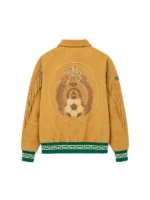 Recreated – FIFA World Cup 2026 Mexico Host Nation Brown Suede Fringe Jacket