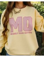 Sincerely-Yours-Yellow-Crewneck-Sweatshirt