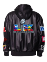 Super-Bowl-2026-Vegan-Leather-Black-Hooded-Jacket-Back.webp