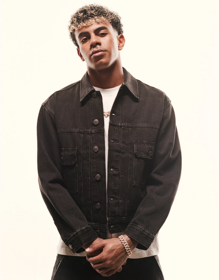 American Eagle x Lamine Yamal Black Denim Jacket