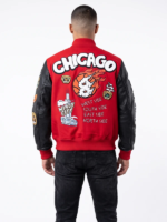 Chicago-Windy-City-Red-Varsity-Jacket-Back-Look