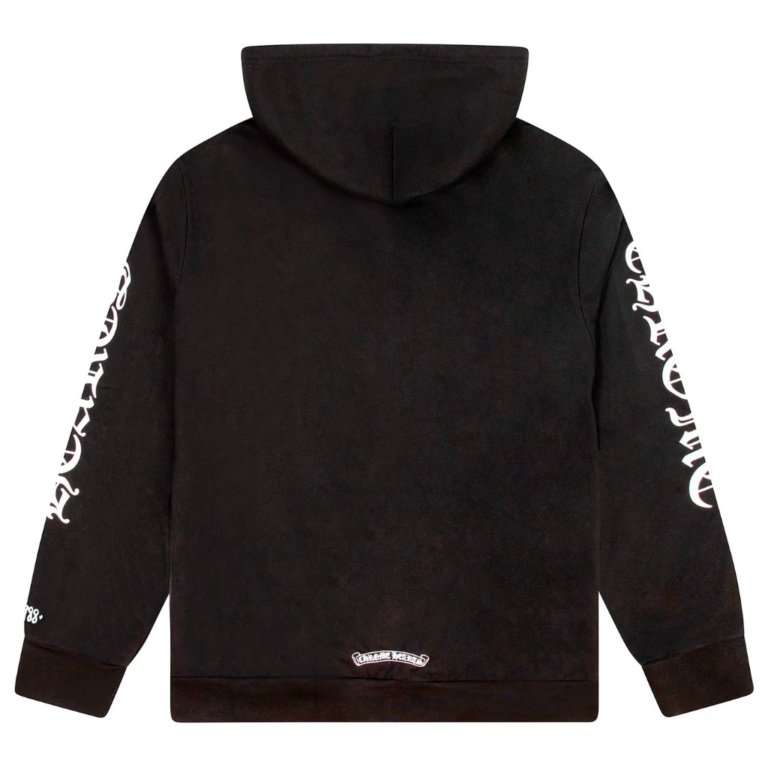 Chrome-Hearts-1988-Logo-Hoodie-Black-White-2