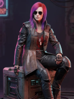 Cyberpunk-2077-Durable-Trench-Leather-Coat-Front-View