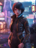 Cyberpunk-2077-Syn-Leather-Jacket-Front-View