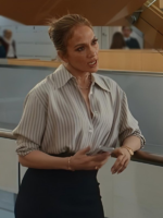 Jennifer-Lopez-Movie-Office-Romance-2026-Jackie-Cruz-Striped-Button-Through-Shirt.webp