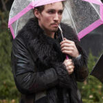 Klaus-Hargreeves-The-Umbrella-Academy-Robert-Sheehan-Black-Shearling-Leather-Coat-1