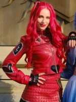 Kylie-Cantrall-Movie-Descendants-Wicked-Wonderland-2026-Red-Heart-Printed-Jacket