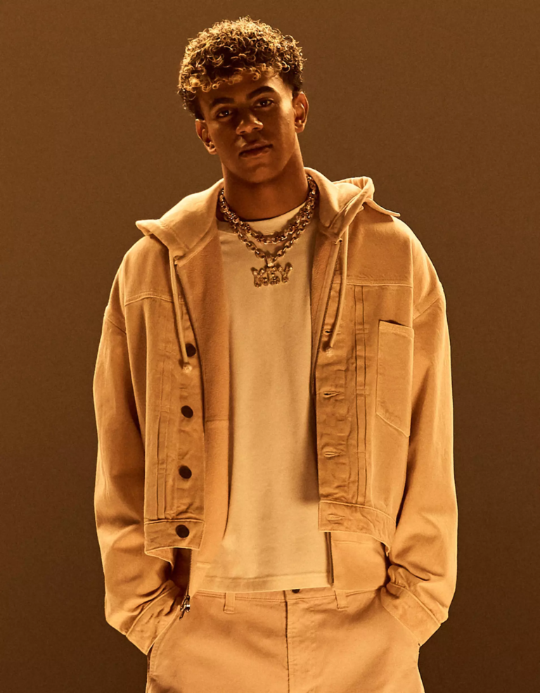 Lamin Yamal x American Eagle Denim Beige Jacket