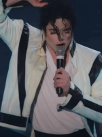 Michael Jackson Thriller White Leather Jacket