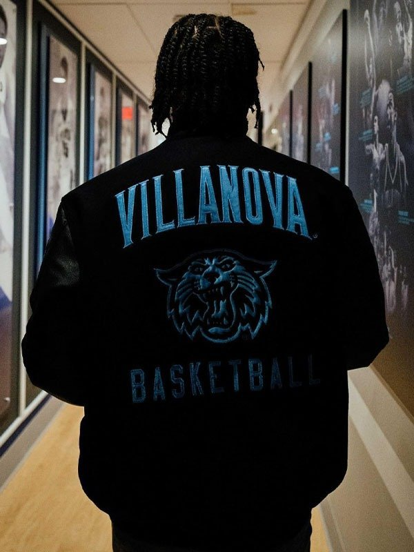 Recreated-Jalen-Brunson-Villanova-Black-Varsity-Full-Snap-Wool-Leather-Jacket.webp