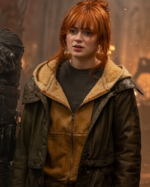 Recreated – Sadie Sink Movie Spider Man Brand New Day 2026 Jean Grey Cotton Green Jacket
