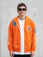Recreated – Timothée Chalamet New York Knicks 2026 Championship Parade Ceremony Orange Hoodie