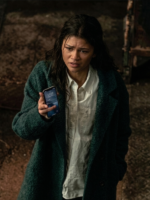 Recreated – Zendaya Movie Spider Man Brand New Day 2026 MJ Green Wool Long Coat