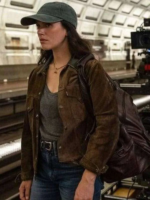 Silo-S03-Jessica-Brown-Findlay-Suede-Leather-Jacket (1)