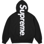 Supreme-Applique-Hoodie-Black