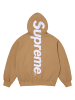 Supreme-Applique-Hoodie-Brown