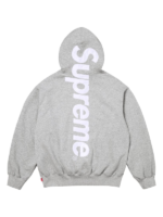 Supreme-Applique-Hoodie-Grey