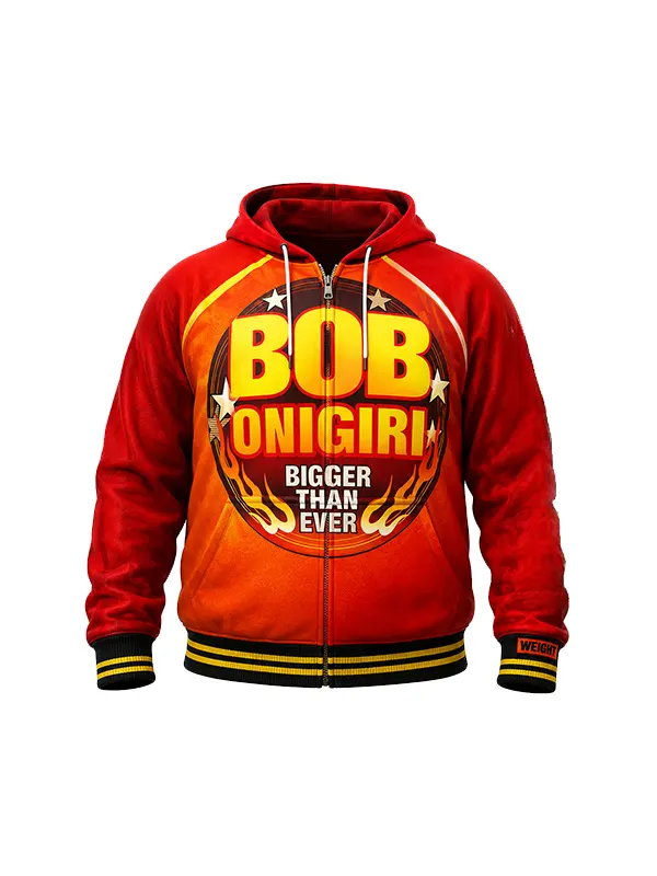 Tekken-8-BOB-ONIGIRI-Red-Hoodie Tekken-8-BOB-ONIGIRI-Red-Hoodie