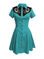 Zoey-Deutch-Movie-Voicemails-for-Isabelle-2026-Jill-Shaw-Blue-Western-Mini-Shirt-Dress.webp