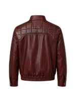 maroon-leather-Jacket