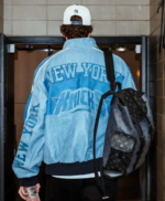 Cam-Schlittler-New-York-Knicks-Blue-Leather-Bomber-Jacket-510x619