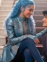 Chloe-Descendants-Wonderland-2026-Malia-Baker-Cropped-Blue-Leather-Jacket-510x680