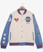 DC-Comics-Superman-Icons-Light-Blue-and-White-Cotton-Varsity-Jacket-Front-510x619
