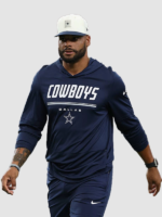 Dallas-Cowboys-Dak-Prescott-2026-Nike-Sideline-Dri-FIT-Navy-Hooded-T-Shirt