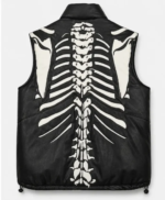 Halloween-Vintage-Vilanto-Skeleton-Black-Puffer-Vest-Back-510x619