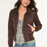 Hollister-Twill-Brown-Zip-Up-Jacket