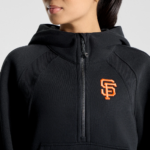 MLB x Lululemon San Francisco Black Half-Zip Hoodie